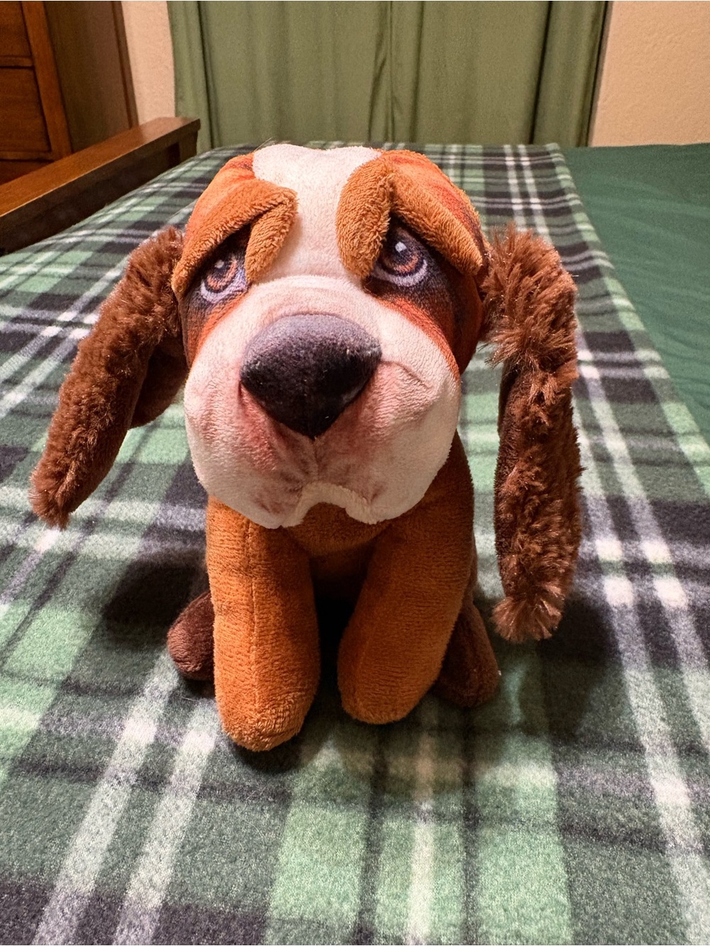 Dan Dee Collectible Plush Brown & White Dog Stuffed Animal - Soft Pet Toy